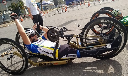 Handbike Bolido CX1 uso 1
